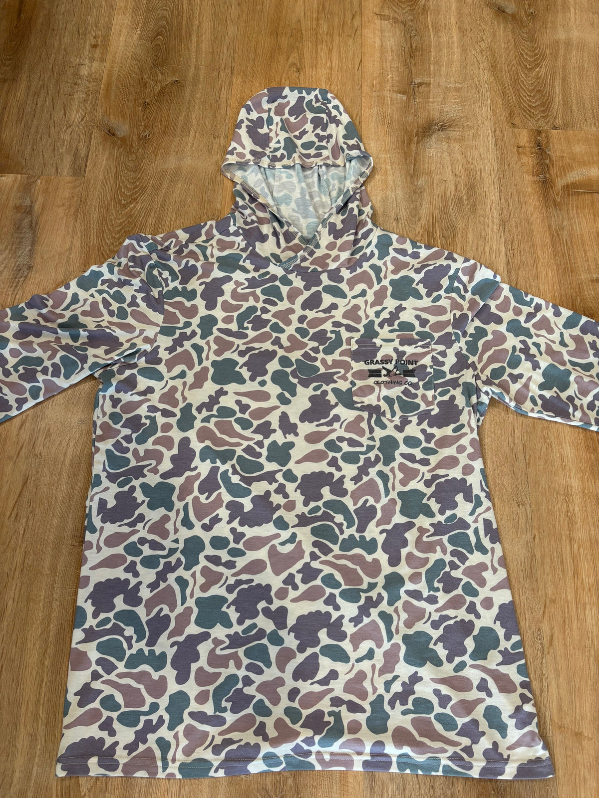 Grassy Point Camo Hoodie