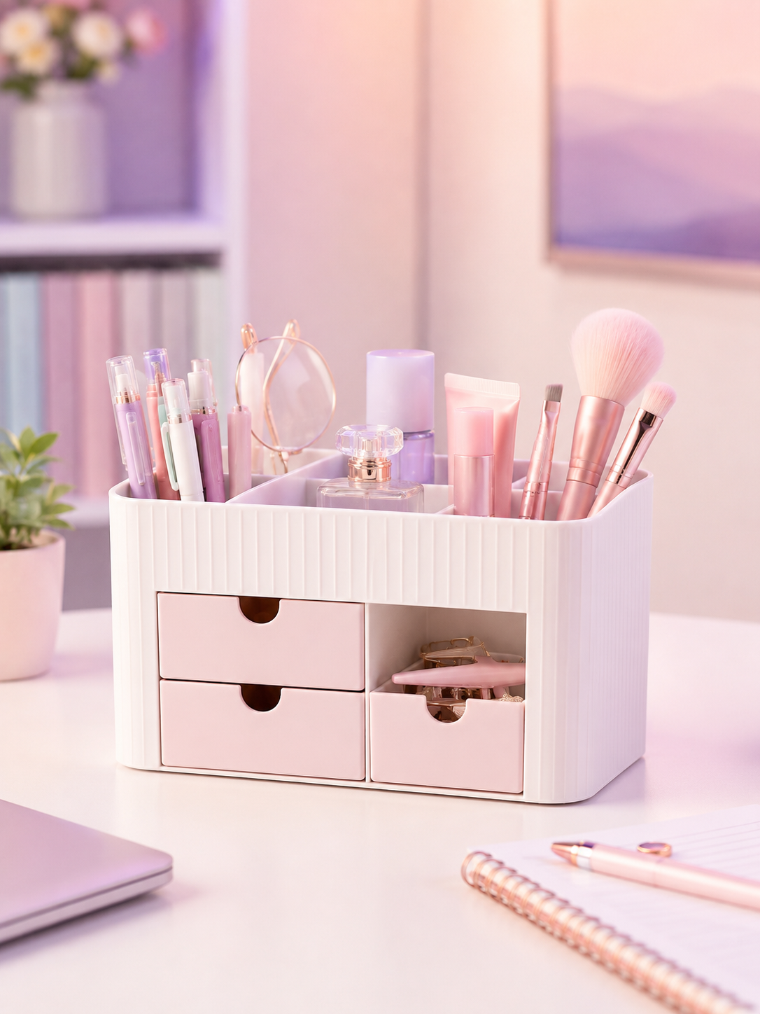 Multi-Compartment Desk Organizer