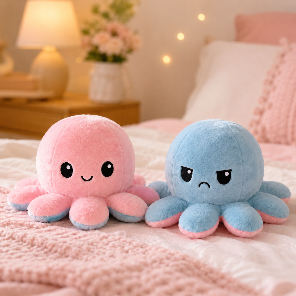 Reversible Mood Plush Toy
