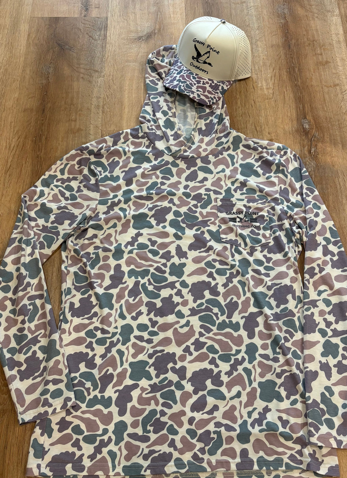Grassy Point Camo Hoodie