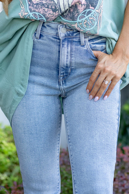 CurveForm High-Rise Butt-Lifting Skinny Jeans